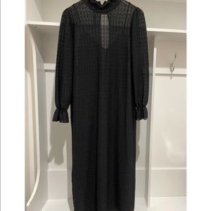 Zara Midi Black Dress